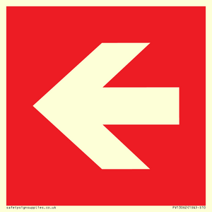 Left arrow (white on red background)